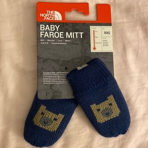 BRAND NEW NWT North Face Baby Faroe Mitts size XXS